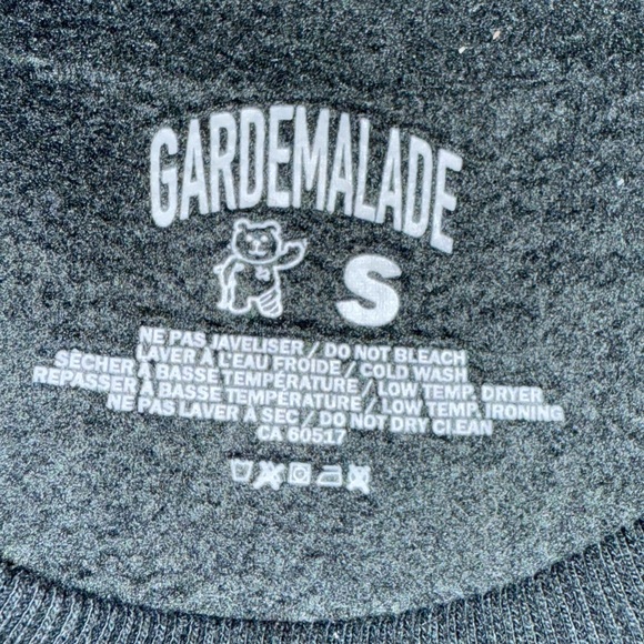 Gardemalade Women’s Black Oversized Nurse Sweatshirt Size Small - Picture 6 of 7